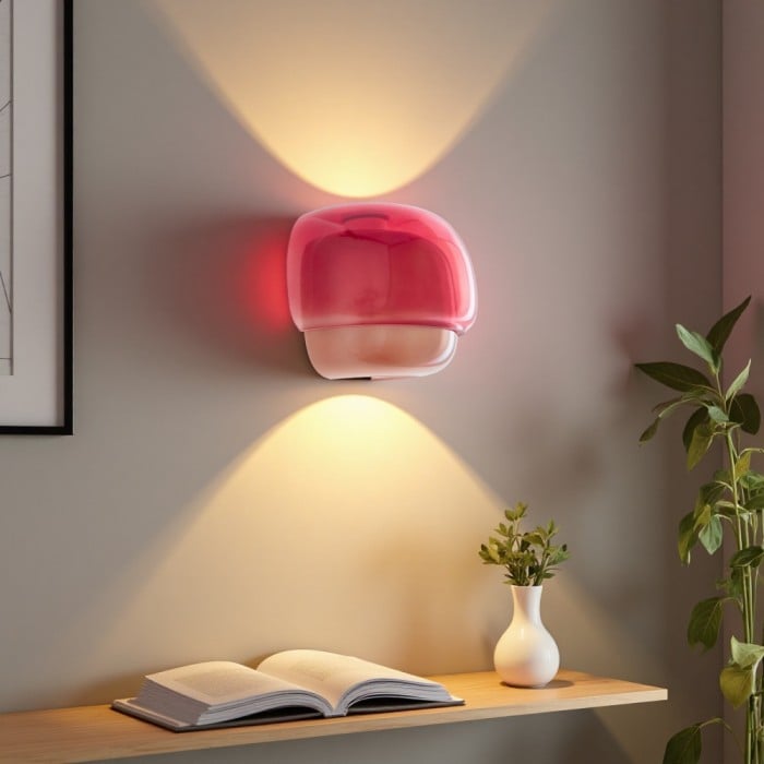 克林科 彩色玻璃双球壁灯 | 1+1 免費