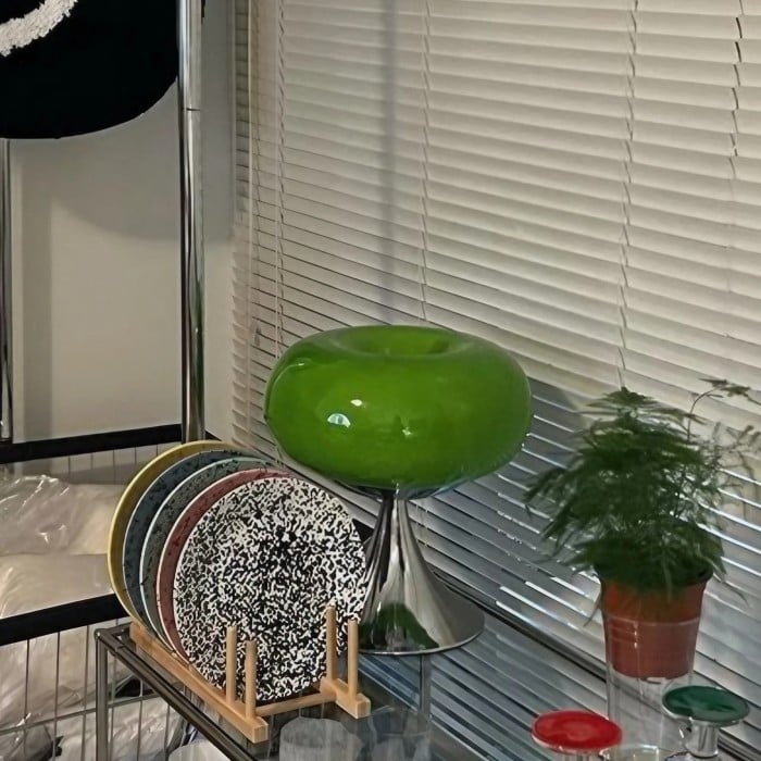 包豪斯风格苹果形玻璃桌灯 | 1+1 免費