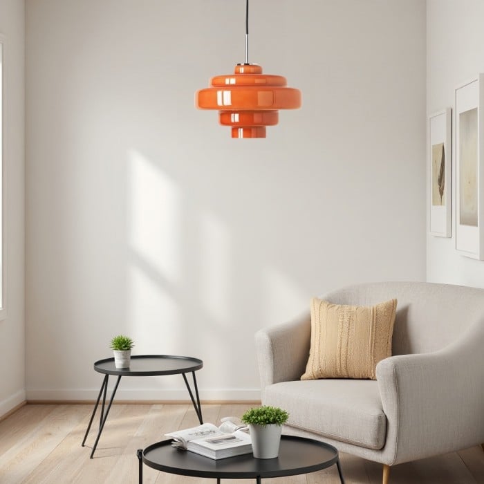 科羅羅包豪斯彩色玻璃多層吊燈 | 1+1 免費