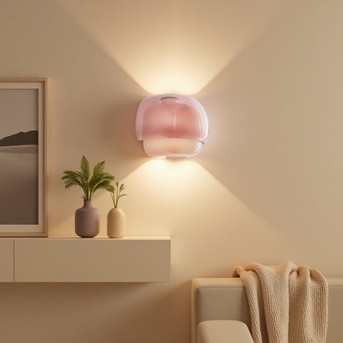 克林科 彩色玻璃双球壁灯 | 1+1 免費