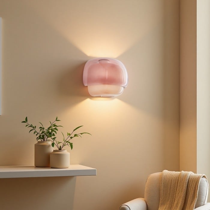 克林科 彩色玻璃双球壁灯 | 1+1 免費