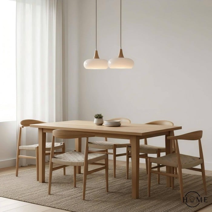 包浩斯風格橙色圓形吊燈 | 1+1 免費