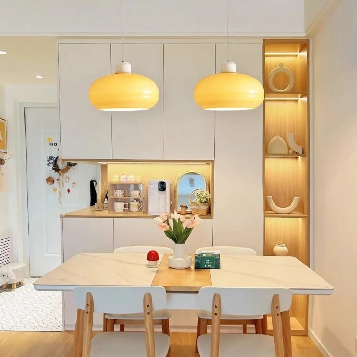 北歐極簡風格玻璃吊燈 | 1+1 免費