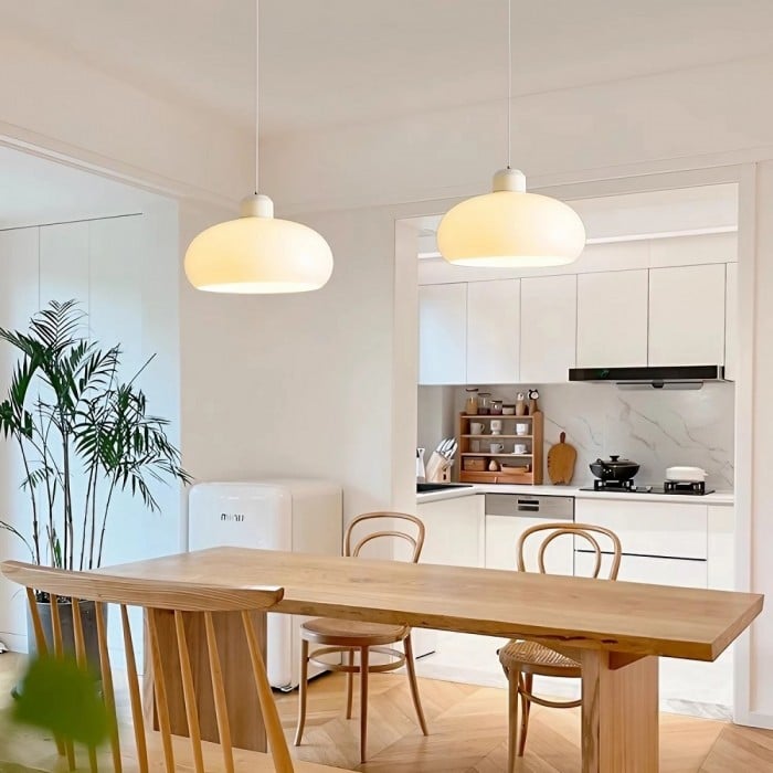 北歐極簡風格玻璃吊燈 | 1+1 免費
