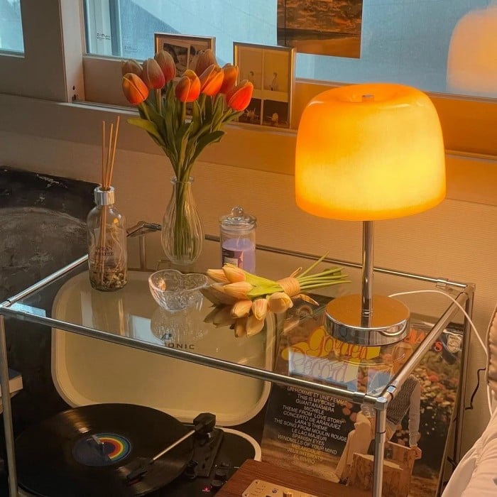 简约包豪斯风格棒棒糖玻璃桌灯 | 1+1 免費