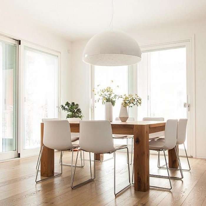 天空花園白色石膏吊燈 | 1+1 免費