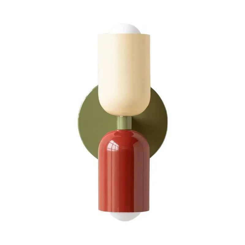 玫瑰馬卡龍風格壁燈套裝 | 1+1 免費