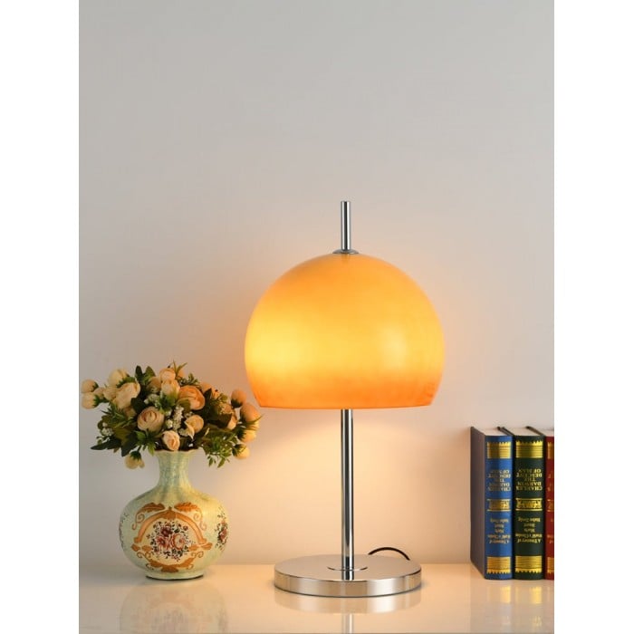 復古包浩斯蘑菇玻璃桌燈 | 1+1 免費